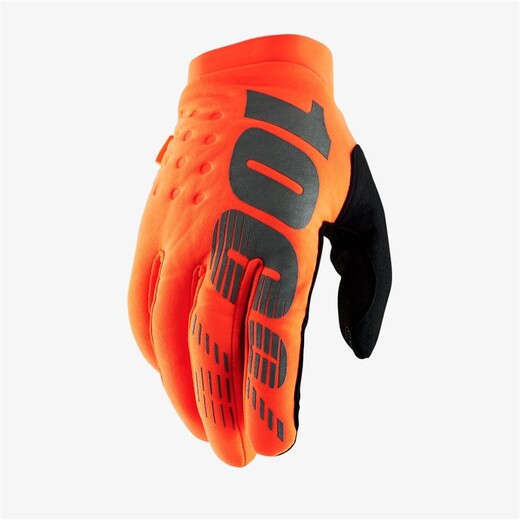 Мотоперчатки 100% Brisker Glove Fluo Orange/Black XL (10016-260-13) pitbikemarket.ru