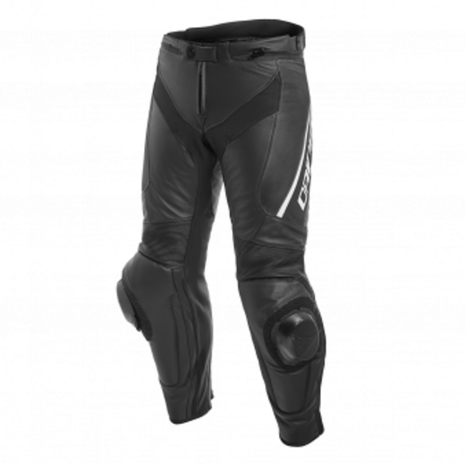 Брюки кож. DELTA 3 SHORT/TALL черные / черные / белые 25 pitbikemarket.ru