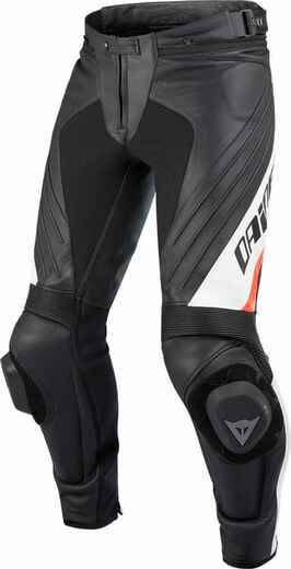 Брюки кож. DELTA PRO EVO C2 PELLE черные / белые 56 pitbikemarket.ru