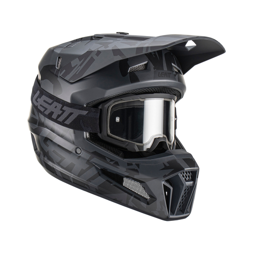 Мотошлем Leatt Moto 3.5 Helmet Kit (Stealth, M, 2023 (1023011152)) pitbikemarket.ru