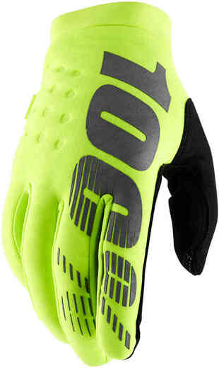 Мотоперчатки подростковые 100% Brisker Youth Glove Fluo Yellow XL (10016-004-07) pitbikemarket.ru