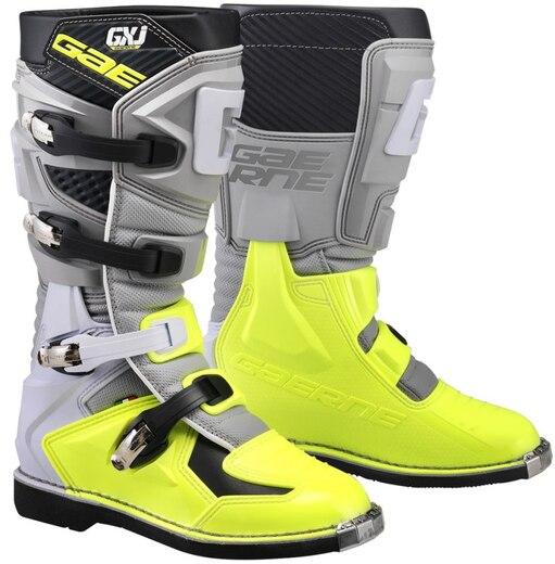Мотоботы подростковые Gaerne GX-J серо-желтые 41 pitbikemarket.ru