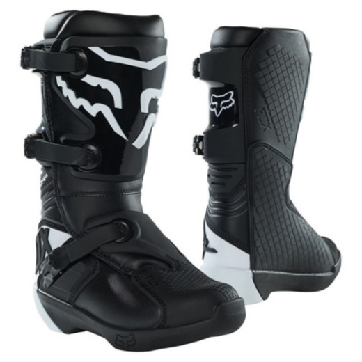 Мотоботы подростковые Fox Comp Youth Boot Black, Y2, 2021 (27689-001-2) pitbikemarket.ru