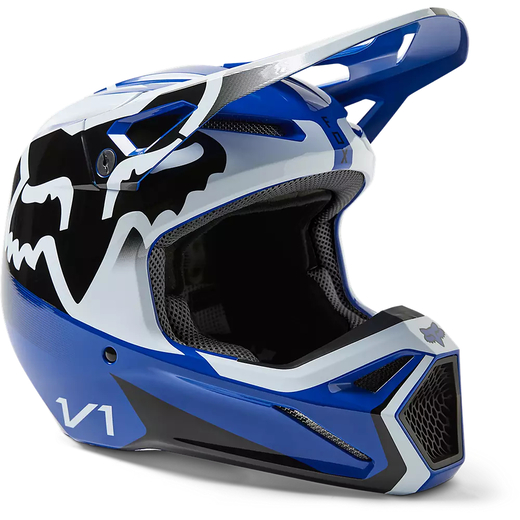 Мотошлем Fox V1 Leed Helmet (Blue, S, 2023 (29657-002-S)) pitbikemarket.ru