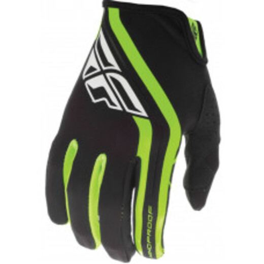 Перчатки FLY RACING WINDPROOF LITE черный/Hi-Vis желтый (2021)  7 pitbikemarket.ru