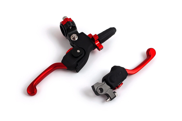Комплект рычагов сцепления и тормоза для питбайка и эндуро мотоцикла IGP360 (красные) pitbikemarket.ru