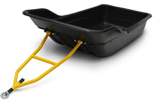 Сани волокуши с обвязкой, полозьями и отбойником Тайга-1700 (1900x860x490) для снегохода, мотобуксировщика, рыбалки, охоты. Ширина дна 550. pitbikemarket.ru