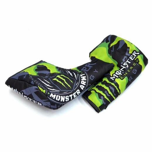 Мото варежки на руль (муфты) Monster Army green pitbikemarket.ru