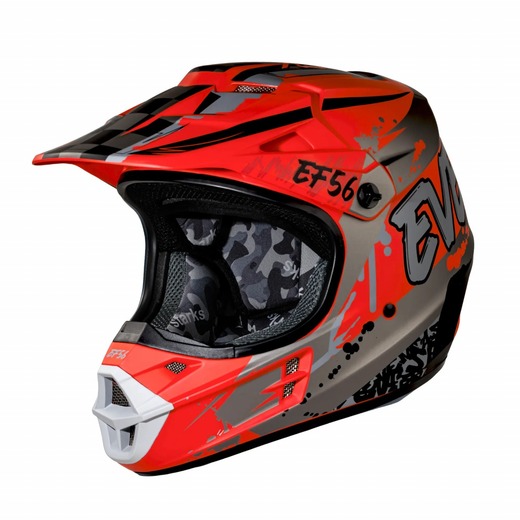 Шлем Base MX Красный/Серый матовый ABC (L) pitbikemarket.ru