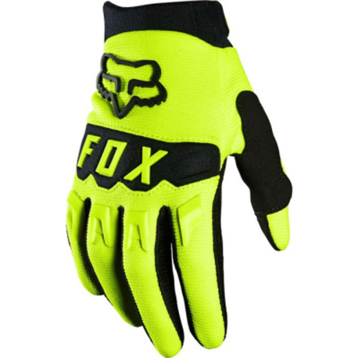 Мотоперчатки подростковые Fox Dirtpaw Youth Glove Подростковый, YL, желтый, 2021 (25868-130-YL) pitbikemarket.ru