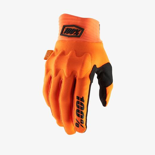 Мотоперчатки 100% Cognito D3O Glove (Fluo Orange/Black, L, 2021 (10013-260-12)) pitbikemarket.ru