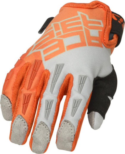 Acerbis перчатки детские CE MX X-K KID Orange/Grey, M pitbikemarket.ru