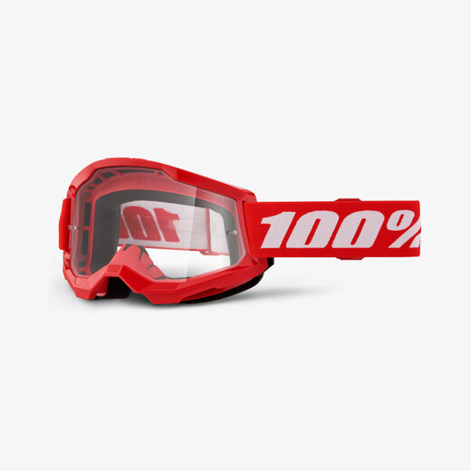 Очки 100% Strata 2 Red / Clear pitbikemarket.ru