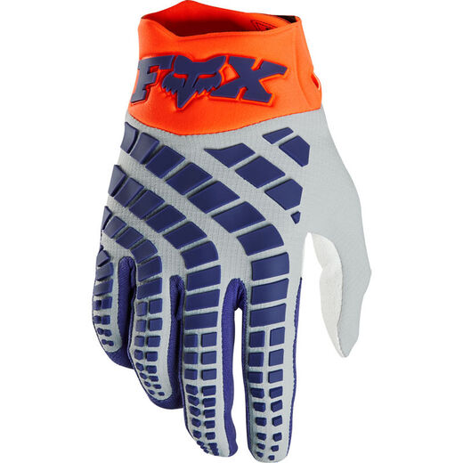 Перчатки Fox 360 Gloves white/orange/grey L pitbikemarket.ru