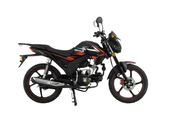 Мопед ROCKOT ALPHA CITY M-12 (черный глянцевый) pitbikemarket.ru