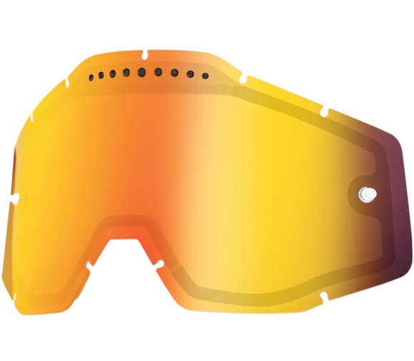 Линза 100% Racecraft/Accuri/Strata Vented Dual Pane Lens Anti-Fog Mirror Red (51006-003-02) pitbikemarket.ru