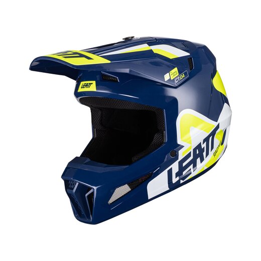 Мотошлем подростковый Leatt Moto 3.5 Junior Helmet (Blue, M, 2024 (1024060620)) pitbikemarket.ru